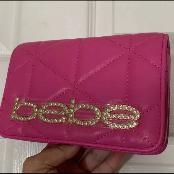 NWT. Bebe Pink Crossbody bag - Picture 6 of 16